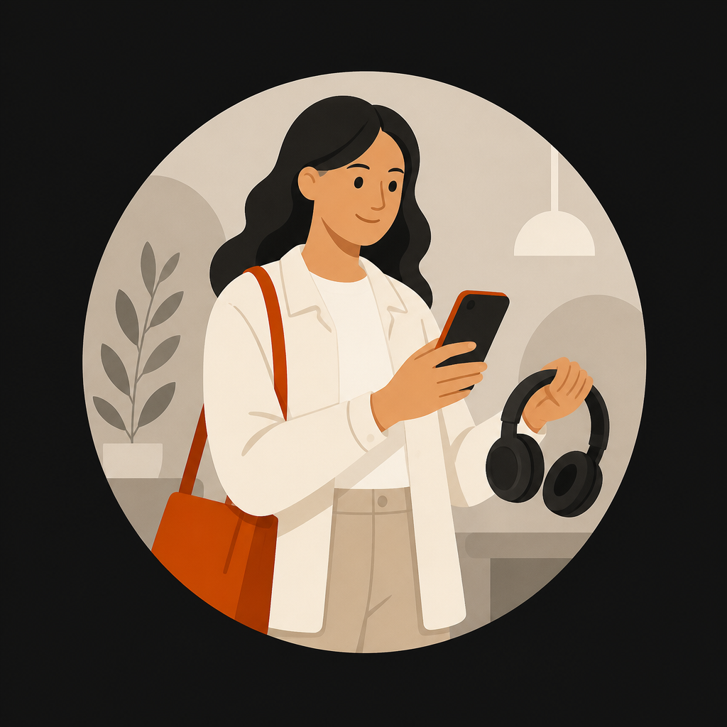 Buyer paying from their phone