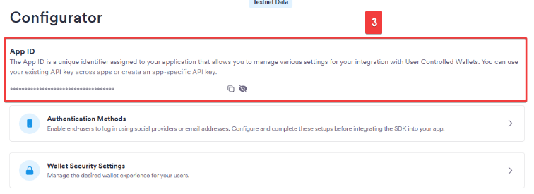 Step 3 - Copy App ID