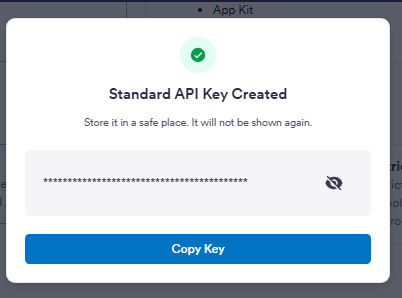 Step 8 - Copy Key