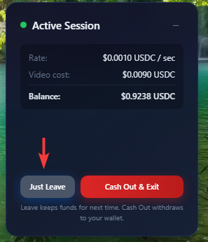 Just Leave options