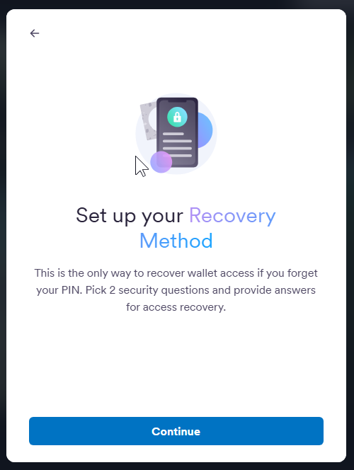 Step 4 - Recovery Method